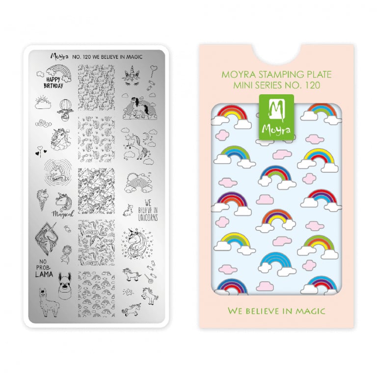 Moyra Mini Stamping Plate 120 We Believe in Magic