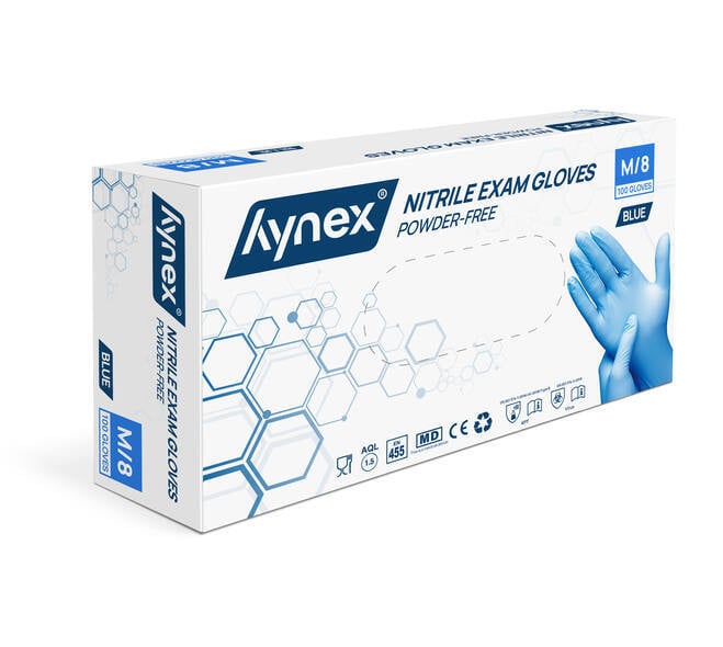 Hynex Nitril Handschoen BLAUW SIZE XS