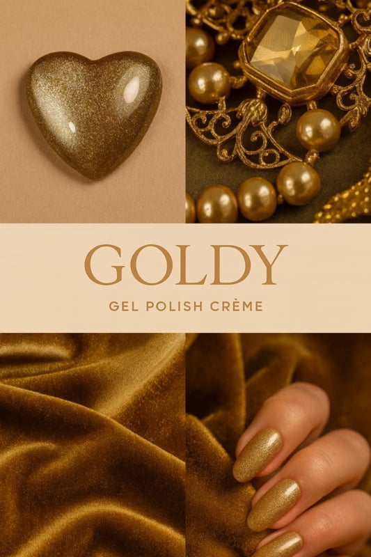 Korneliya Gelpolish Creme 15 ml - GOLDY