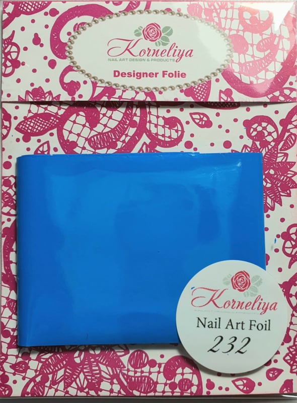 Korneliya Nailart Folie Mat Craquelé 232 Blauw