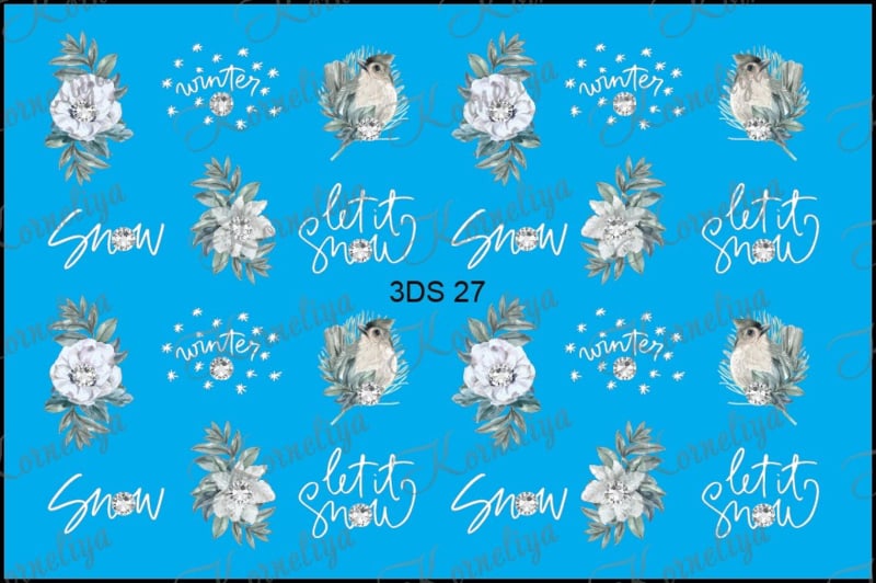 Korneliya RhineStone decal 3DS 27