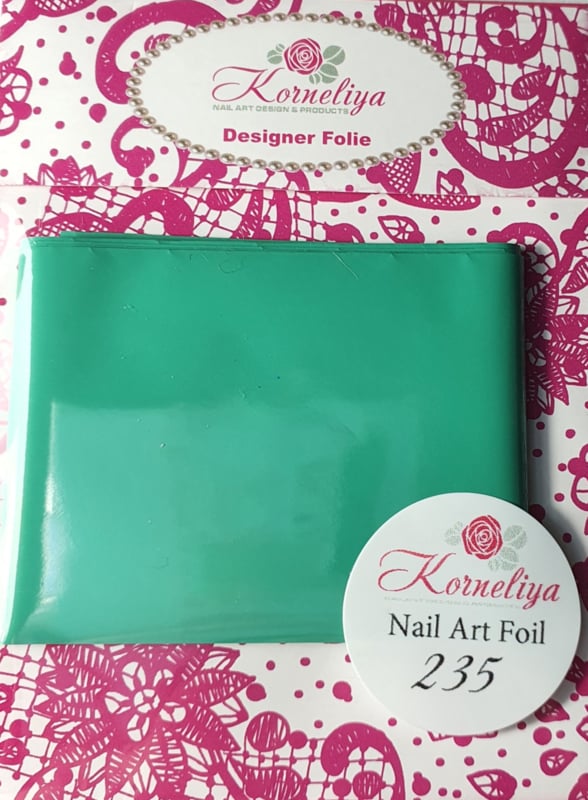 Korneliya Nailart Folie Mat Craquelé 235 Mint Groen