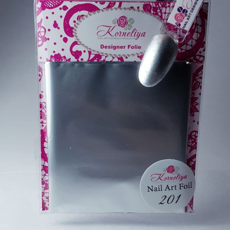 Korneliya Nailart Folie Mat Craquelé 201 Zilver