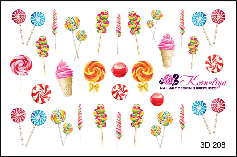 Korneliya 3D Waterdecal - 3D 208