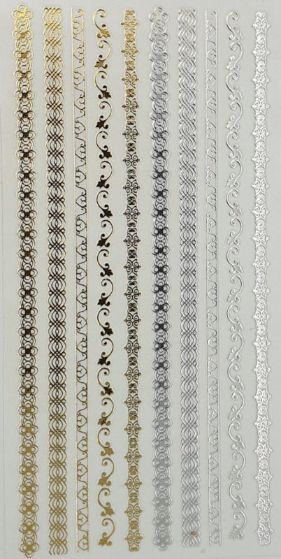 Korneliya 3D Nail Jewels XL- XL10 Lace Lines