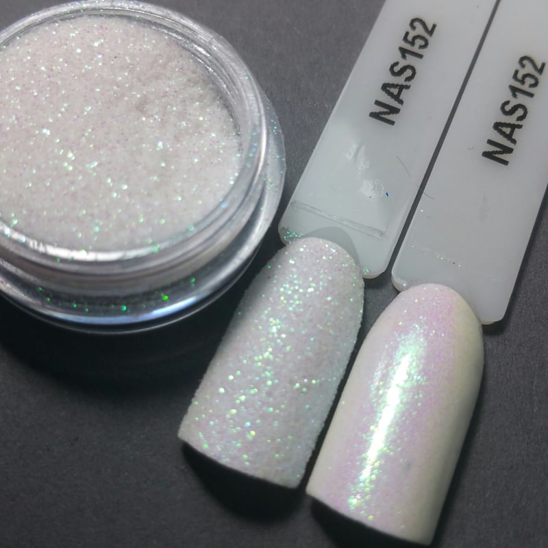 Korneliya Nailart Decor Zand 152 Clear Holografic Blauw en Groen