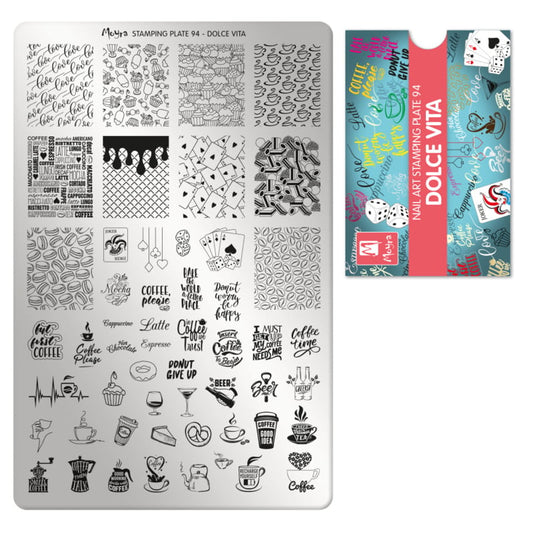Moyra Stamping Plate 94 DOLCE VITA