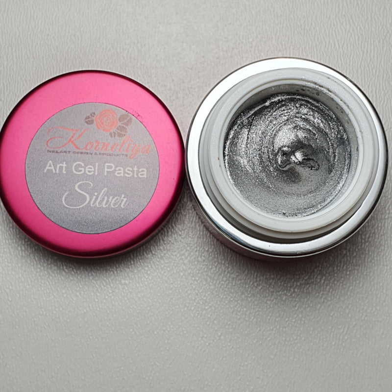 Korneliya Art Gel Pasta SILVER 5 ml