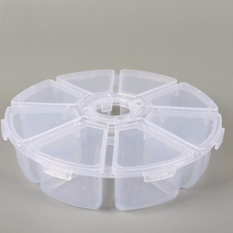 CHIMP Opberg Box ROND 8 vaks 10 STUKS