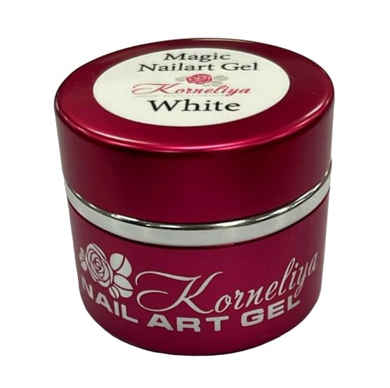 Korneliya Magic Nailart Gel - Blooming Base gel WHITE