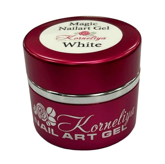 Korneliya Magic Nailart Gel - Blooming Base gel WHITE