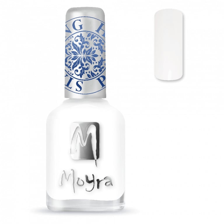 Moyra Stamping Nail Polish 12ml SP07 WHITE