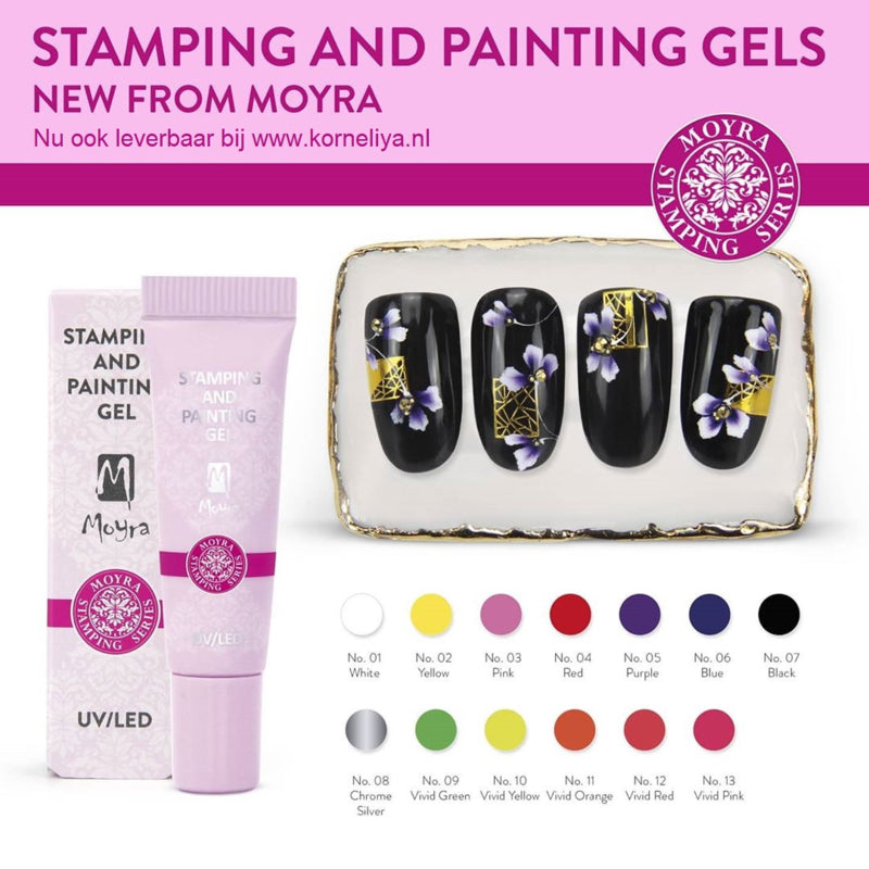Moyra Stamping and Painting Gel No.09 Neon Groen