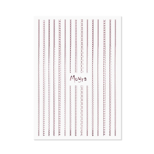 Moyra Nailart Strip Chain 03 Rose Gold