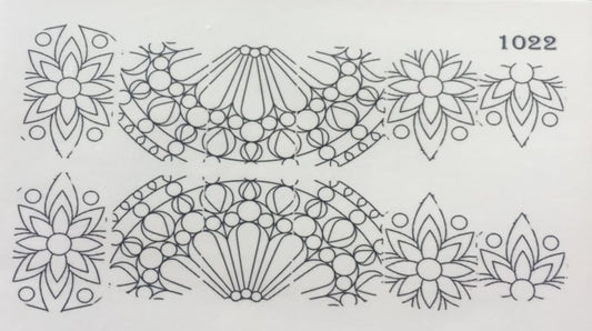 Korneliya Water Decal Nail Wrap WD 1022