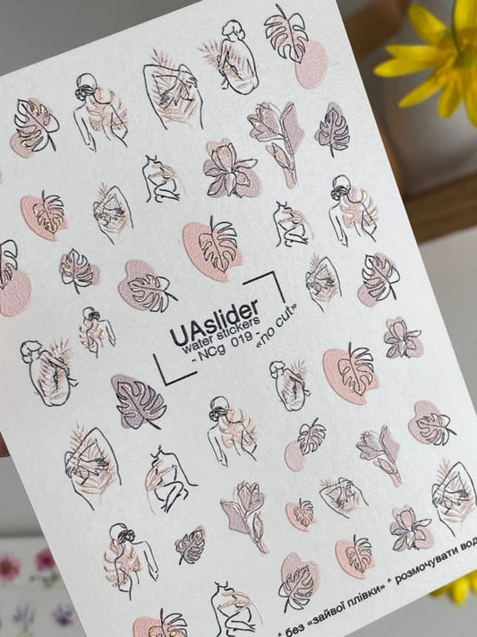 No Cut 019 – Feminine Grace Water Decals