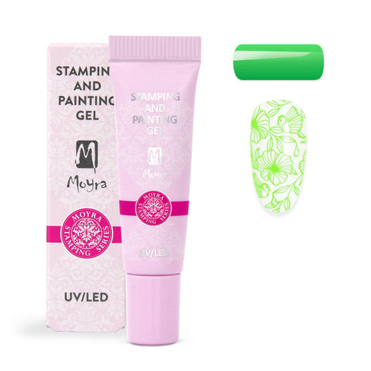 Moyra Stamping and Painting Gel No.09 Neon Groen