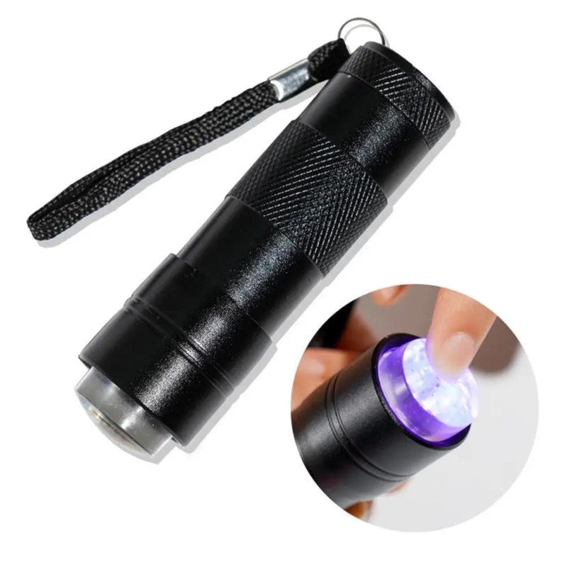 Korneliya Mini UV LED Lamp ZWART met Stamper