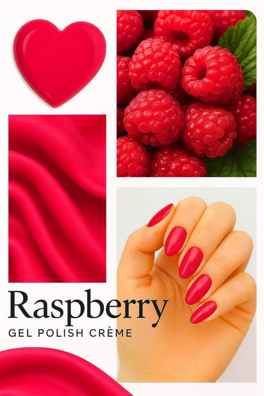 Korneliya Gelpolish Creme 15ml - RASPBERRY