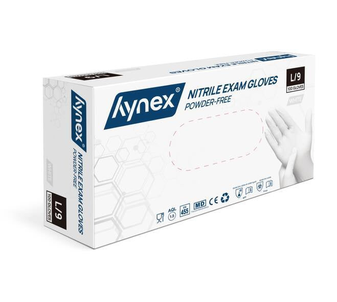 Hynex Nitril Handschoen WIT SIZE L