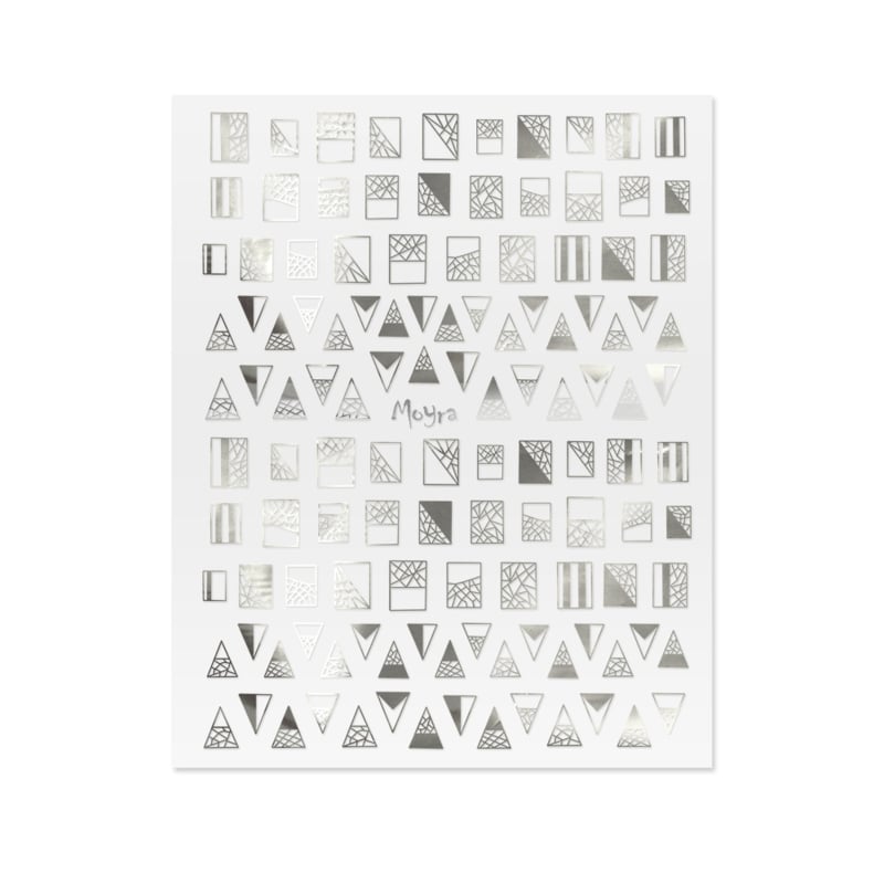 Moyra Matrica sticker No.03 ZILVER