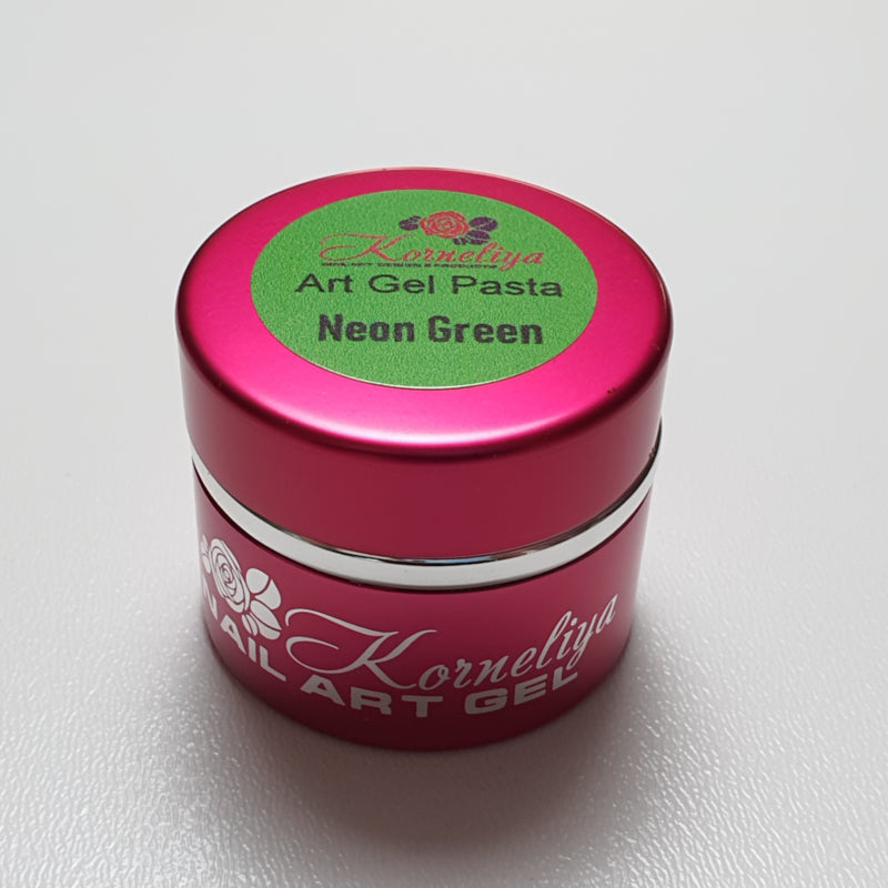 Korneliya Art Gel Pasta Neon Groen 5 ml