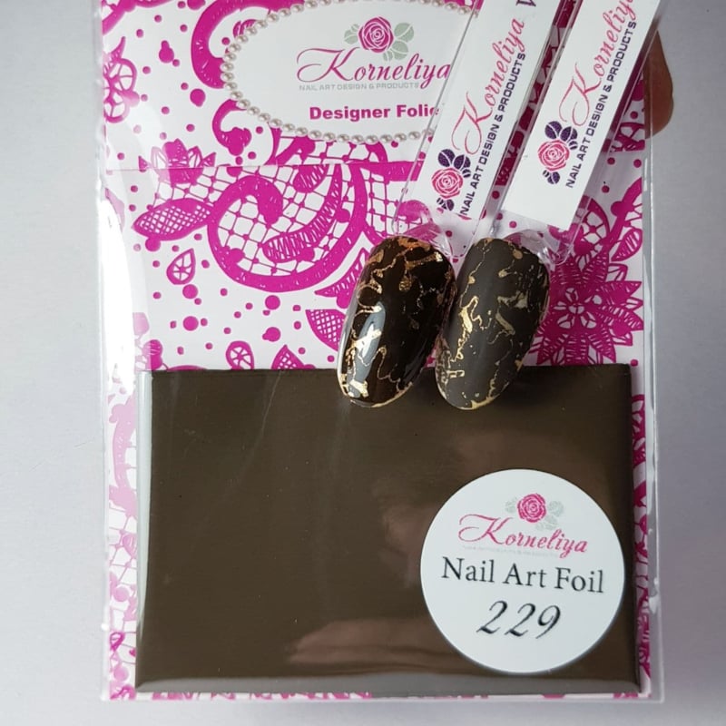 Korneliya Nailart Folie Mat Craquelé Kaki 229