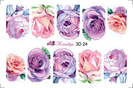 Korneliya 3D Waterdecal - 3D 024