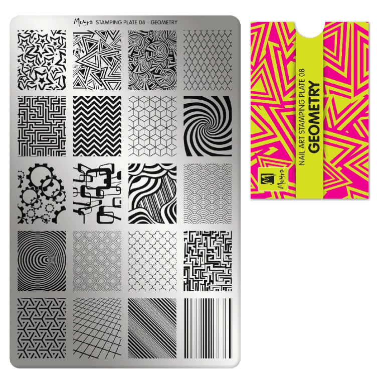 Moyra Stamping Plate 08 GEOMETRY