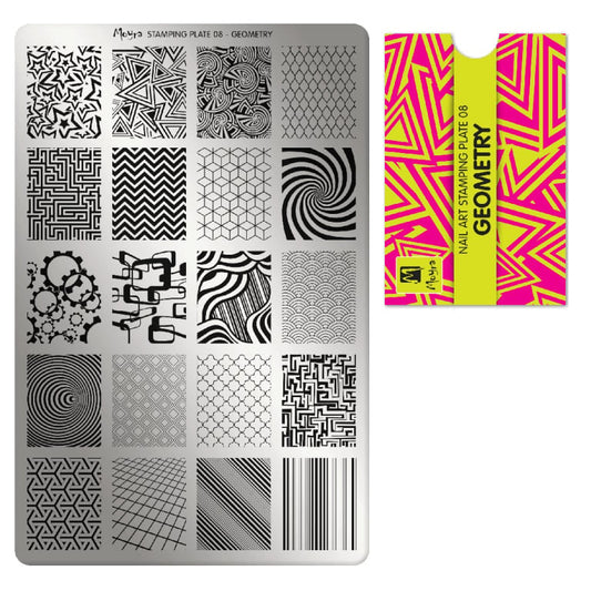 Moyra Stamping Plate 08 GEOMETRY