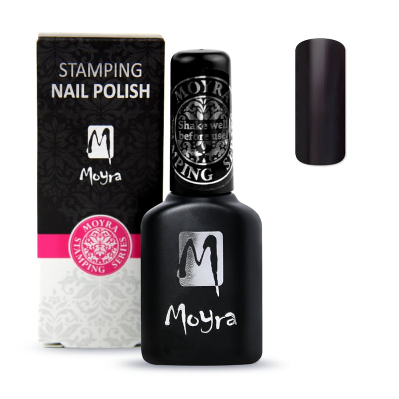 Moyra Smart Stamping Nail Polish SPS 01 ZWART