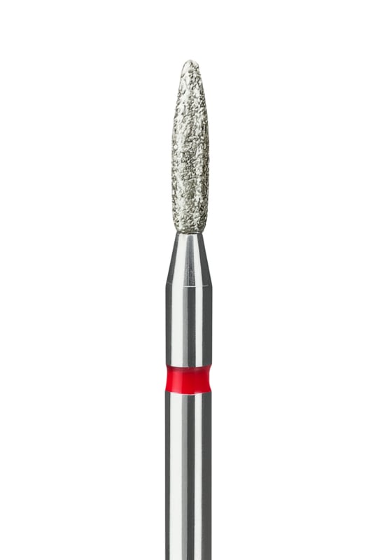 Korneliya Frees Bitje Diamant Vlam Punt Rood 1,8mm