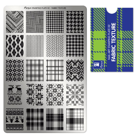Moyra Stamping Plate 02 FABRIC TEXTURE