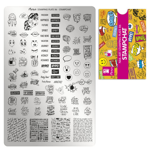 Moyra Stamping Plate 86 STAMPCHAT
