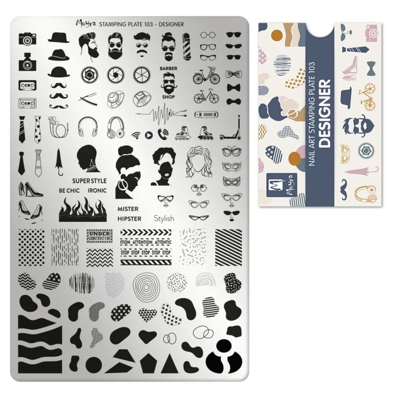 Moyra Stamping Plate 103 DESIGNER