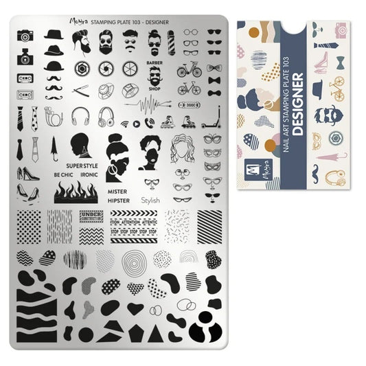Moyra Stamping Plate 103 DESIGNER