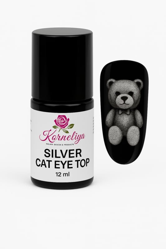 Korneliya 3D Cat Eye Top SILVER 12ml