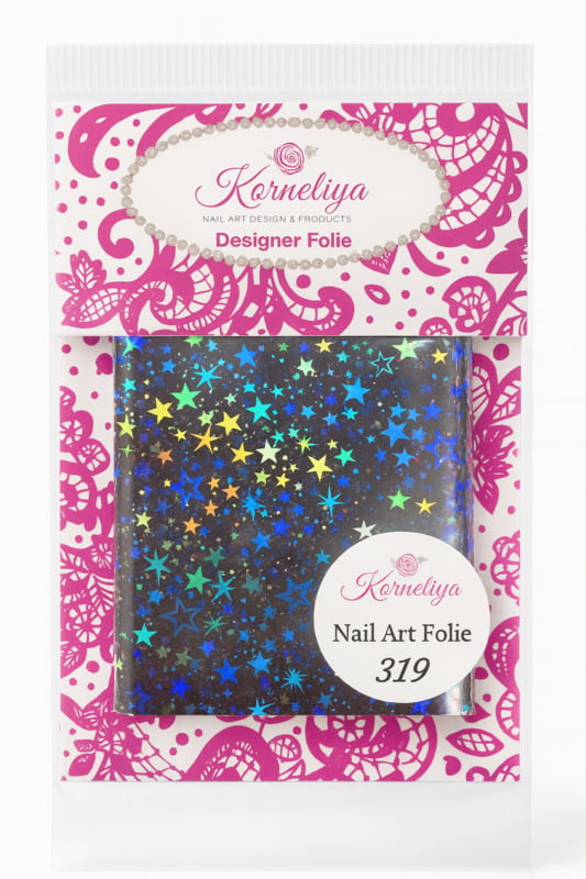 Korneliya Nailart Folie 319 – Holografische Sterren