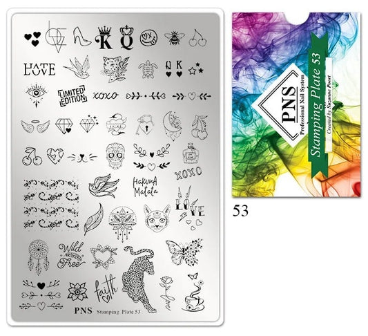 PNS Stamping Plate 53 by Suzanne Poort