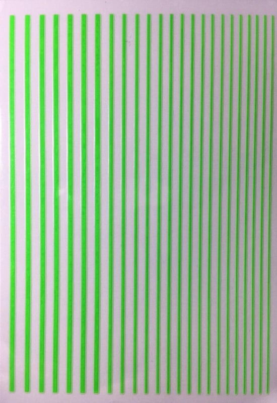 Korneliya Nailart Strip Neon Groen