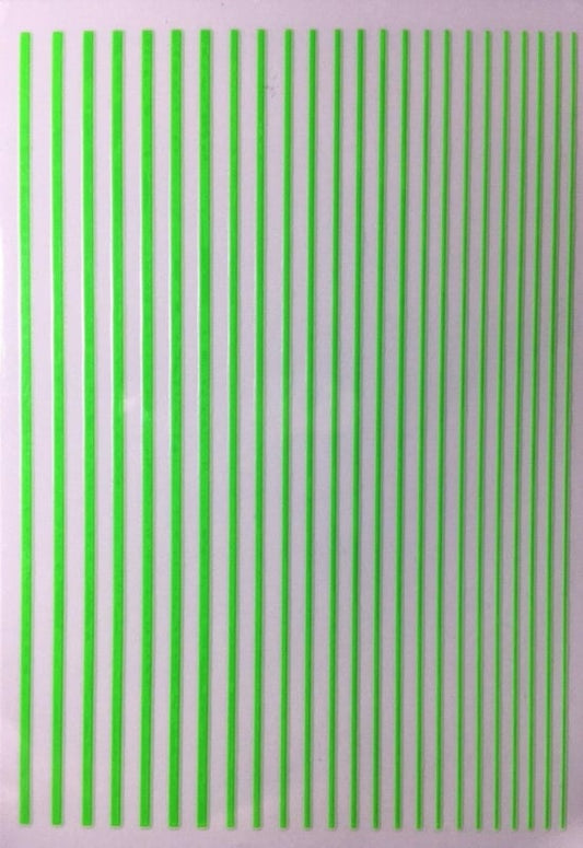 Korneliya Nailart Strip Neon Groen