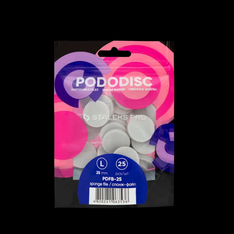 Staleks PodoDisc Spons Vijl Dik PDFB-25 Size L 25mm