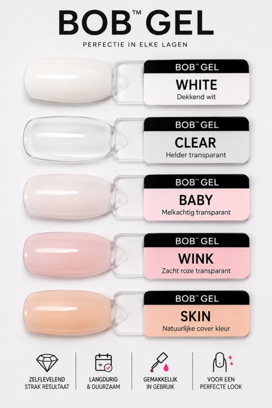 Korneliya BOB - BIAB Gel AKTIE 5 Kleuren