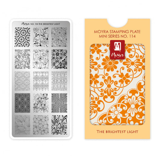 Moyra Mini Stamping Plate 114 The Brightest Light