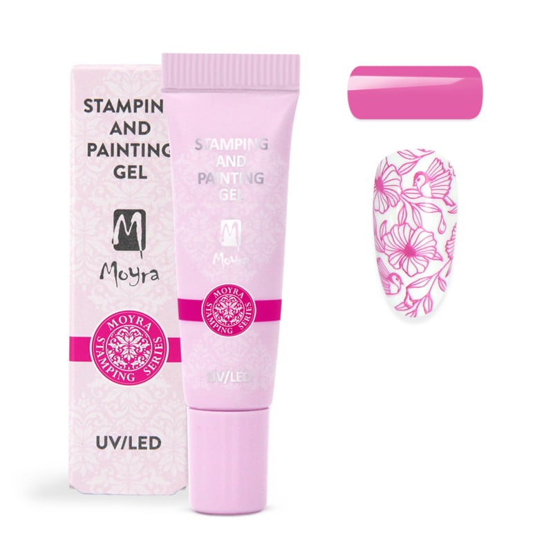 Moyra Stamping and Painting Gel No.03 Pink – Roze Painting Gel ...