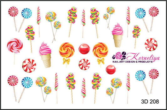Korneliya 3D Waterdecal - 3D 208