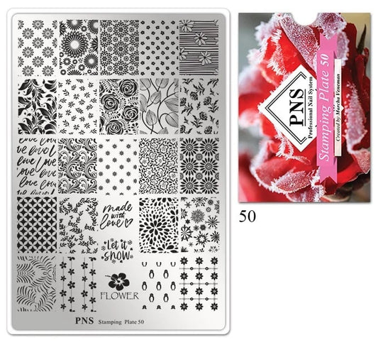 PNS Stamping Plate 50 by Marcha Veneman