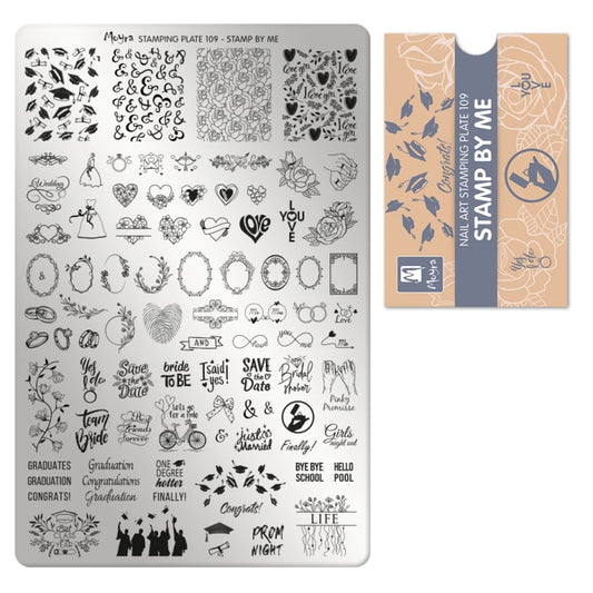 Moyra Stamping Plate 109 STAMP BY ME