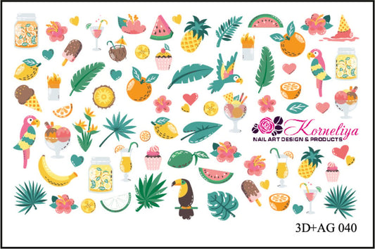 Korneliya 3D+AG 040 Waterdecal