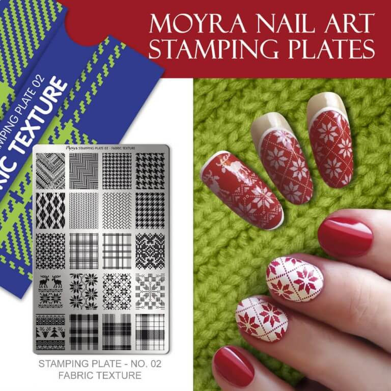 Moyra Stamping Plate 02 FABRIC TEXTURE